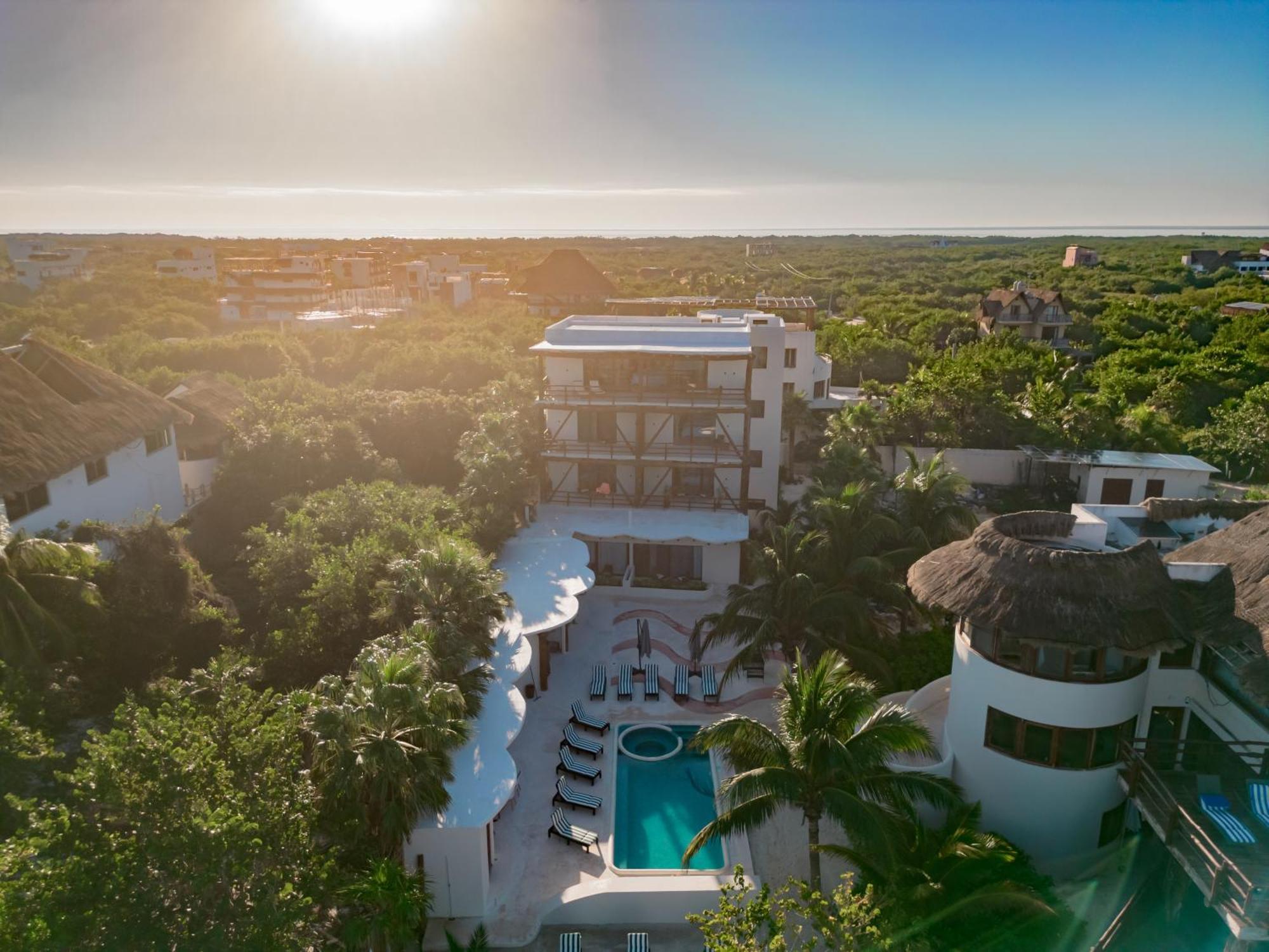 Beach Front Hotel Boutique Dk House Isla Holbox Exteriör bild